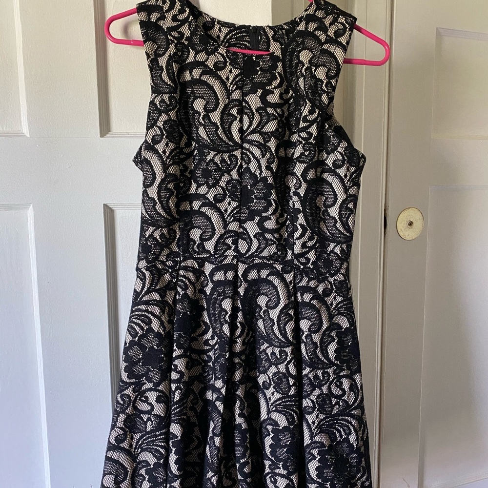 Black and Cream HeartSoul Lace Dress